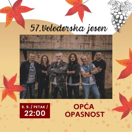 Opca Opasnost Koncert Voloderska Jesen 2024